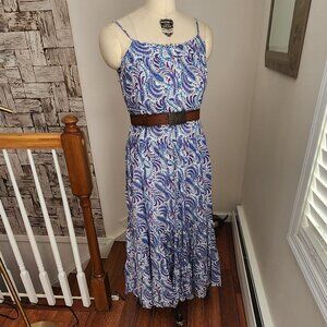 J. CREW Tiered Cotton Voile Shift Dress Size S